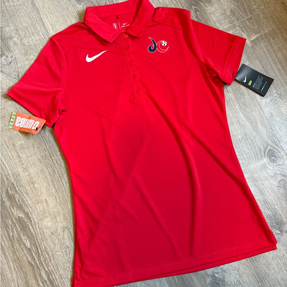 🔴 NWT Nike Women’s WNBA Dri-FIT Polo Shirt – Size L Tall 🔴
